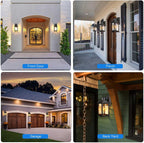 Outdoor Wall Lights with Motion Sensor Dusk to