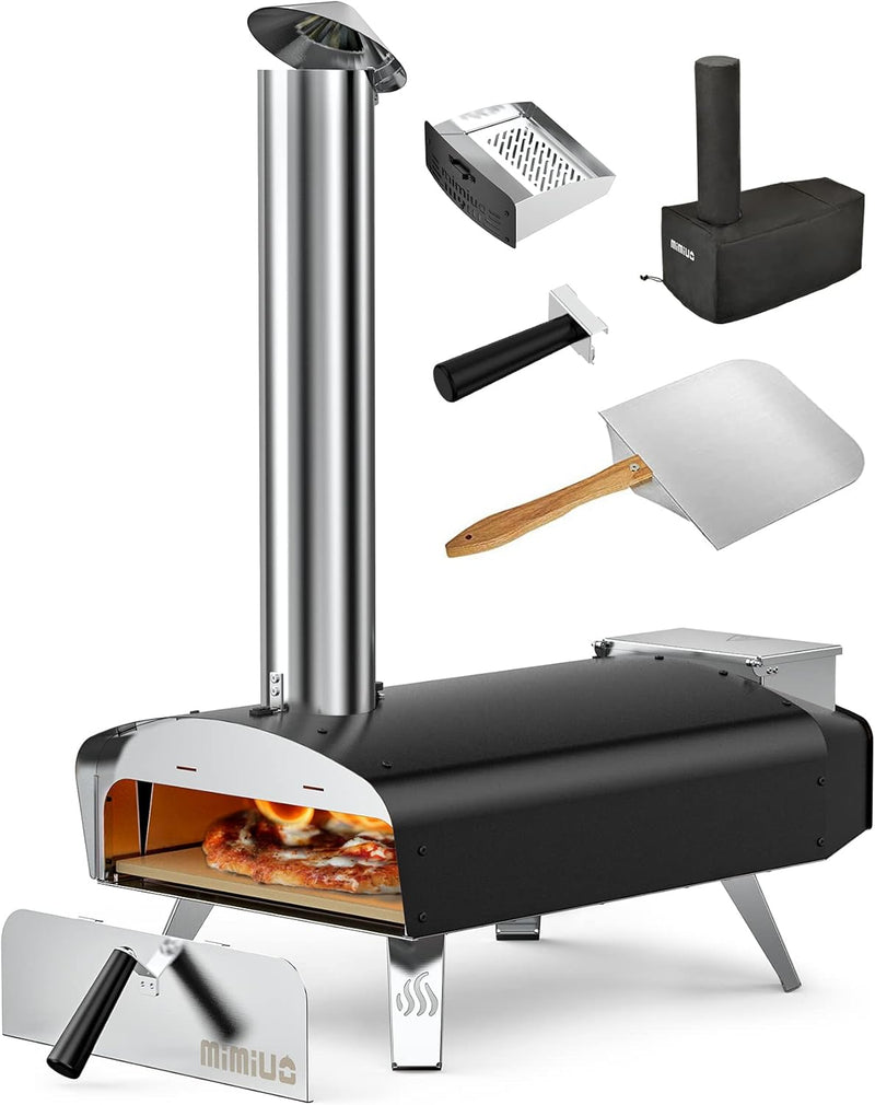 Outdoor Pellet Wood Fired Pizza Oven for Garden