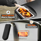Outdoor Wood Pellet Fired Pizza Oven for Garden