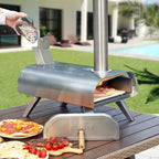 Outdoors 12 Inch Wood Pellet Pizza Oven Portable