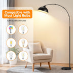 Arc Floor Lamp for Living Room 80.3" Dimmable