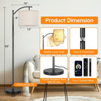 Outon Dimmable Floor Lamp with Touch Control Remote