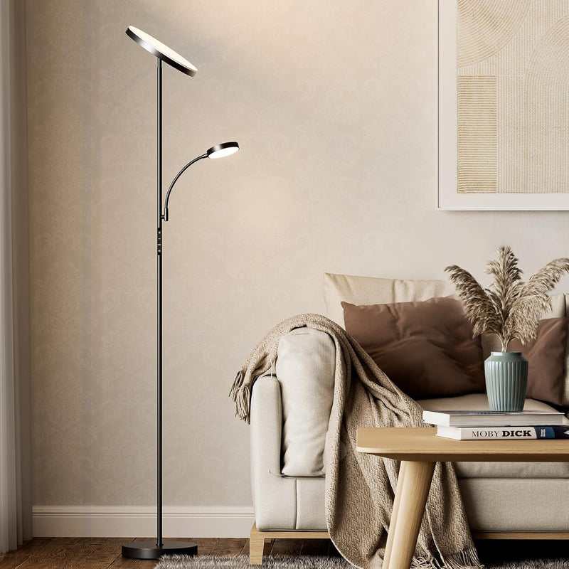LED Floor Lamp with Reading Mother Father Parent