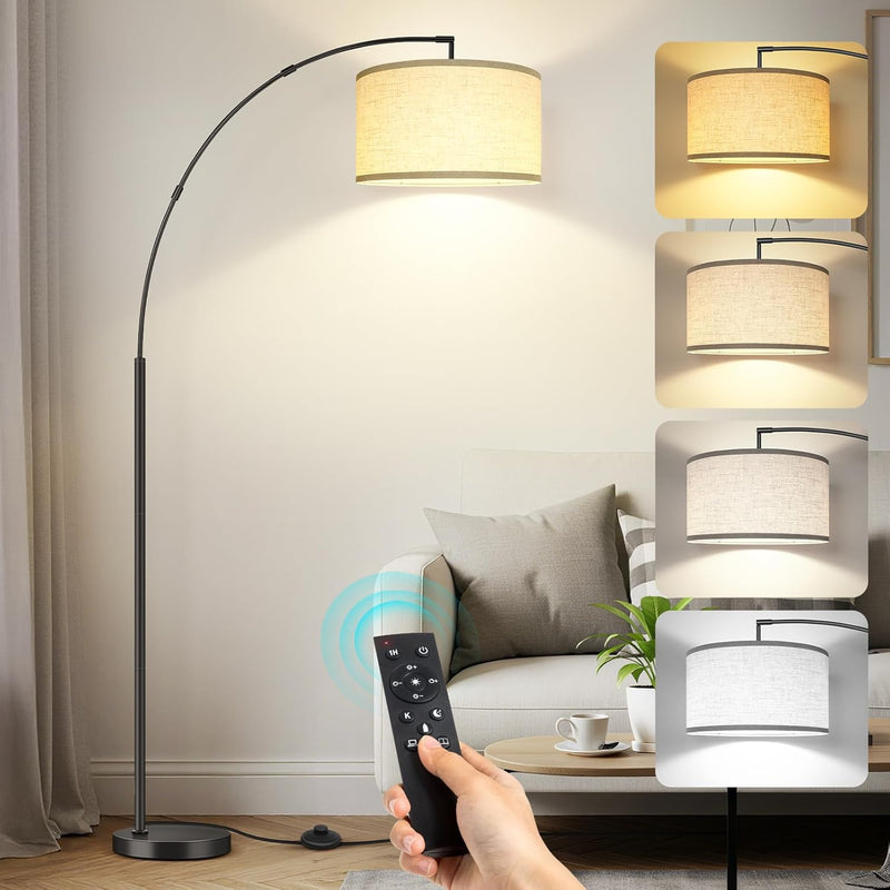 LED Modern Arc Floor Lamp Dimmable Standing