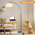 Outon LED Modern Arc Floor Lamp Dimmable Standing