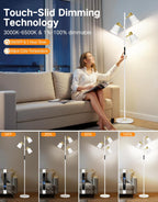 Outon LED Tree Floor Lamp 36W Dimmable Modern