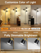 Outon LED Tree Floor Lamp 36W Dimmable Modern
