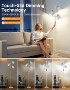 Outon LED Tree Floor Lamp 36W Dimmable Modern