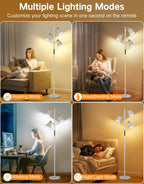 Outon LED Tree Floor Lamp 36W Dimmable Modern