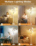 Outon LED Tree Floor Lamp 36W Dimmable Modern