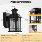 Outside Lights with Sensor Pir Dawn to Dusk