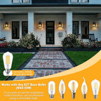 Outside Lights with Sensor Pir Dawn to Dusk