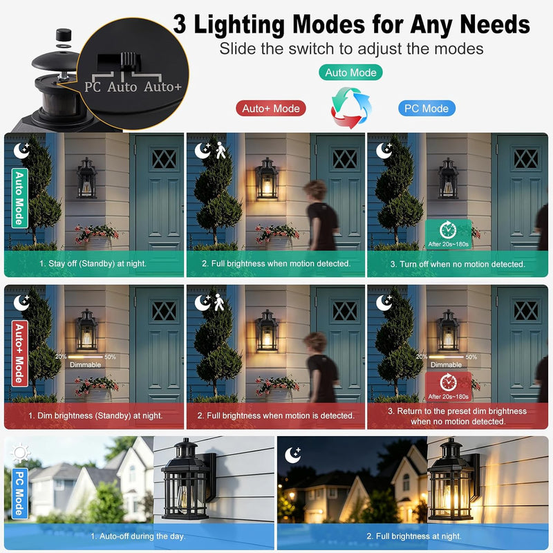 Outside Lights with Sensor Pir Dawn to Dusk