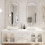 Oval Bathroom Vessel Sink Antique Pattern Design