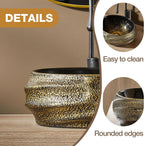 Oval Bathroom Vessel Sink Antique Pattern Design