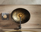 Oval Bathroom Vessel Sink Antique Pattern Design