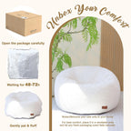 Oval Bean Bag for Adults Kids Teens Large