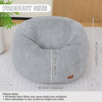 Oval Bean Bag for Adults Kids Teens Large