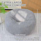 Oval Bean Bag for Adults Kids Teens Large