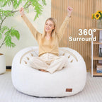 Oval Bean Bag for Adults Kids Teens Large