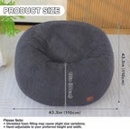 Oval Bean Bag for Adults Kids Teens Large