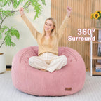 Oval Bean Bag for Adults Kids Teens Large