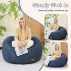 Oval Bean Bag for Adults Kids Teens Large