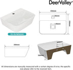 Oval Ceramic Countertop Basin 55.5x34.5x14CM