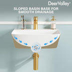 Oval Ceramic Countertop Basin 55.5x34.5x14CM