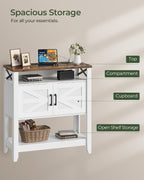 Oak Coffee Table 1-Tier Teardrop Shaped Side Tables