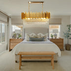 Oval Crystal Chandelier Ceiling Light Luxury K9 Pendant