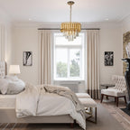 Oval Crystal Chandelier Ceiling Light Luxury K9 Pendant