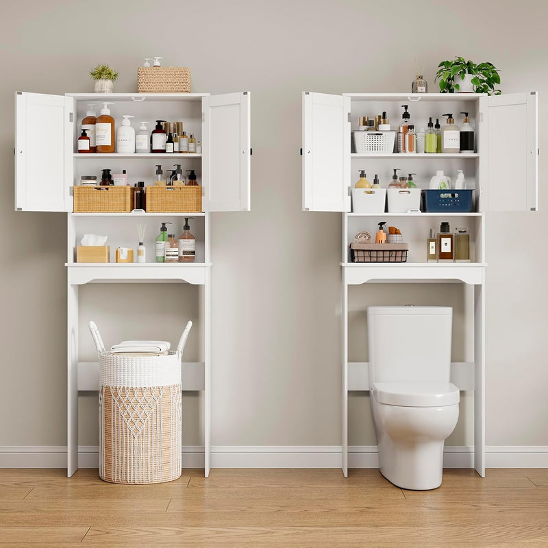 Over the Toilet Storage Cabinet Bathroom Above Organiser