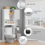 Over the Toilet Storage Cabinet Bathroom Above Organiser