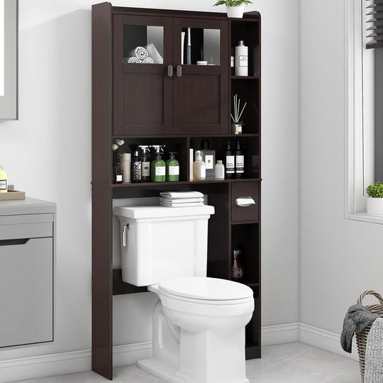 Over the Toilet Storage Cabinet Bathroom Shelf