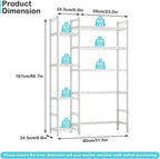 Over the Toilet Storage Rack with Adjustable Shelves