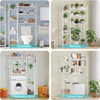 Over the Toilet Storage Rack with Adjustable Shelves