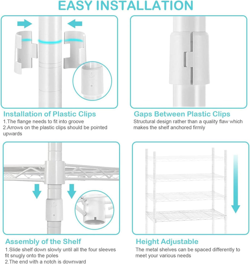 Over the Toilet Storage Rack with Adjustable Shelves