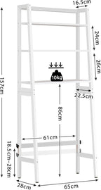 Over Toilet Storage Unit Wooden 3-Tier Over-The-Toilet Rack