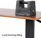 Overbed Table with Hidden Wheels Height Adjustable Tilting