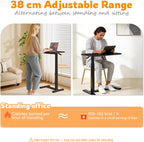 Overbed Table with Wheels Hospital Bed Pneumatic Height