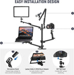 Overhead Camera Stand Desk Mount Rig