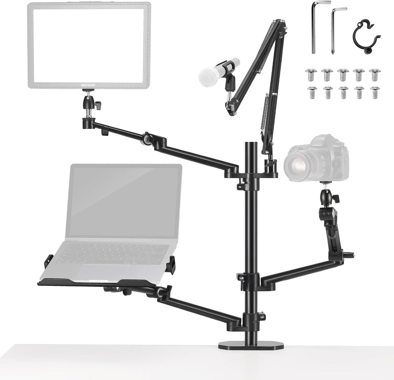 Overhead Camera Stand Desk Mount Rig