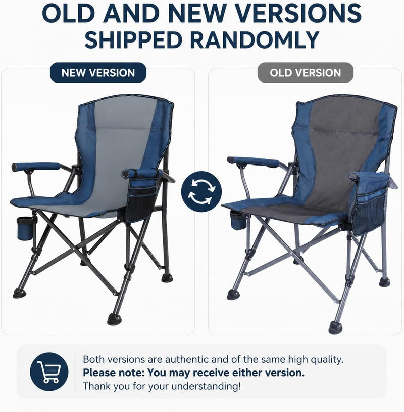 Oversized Folding Camping Chair (2 Pack)