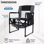 Oversized Folding Camping Chair (2 Pack)
