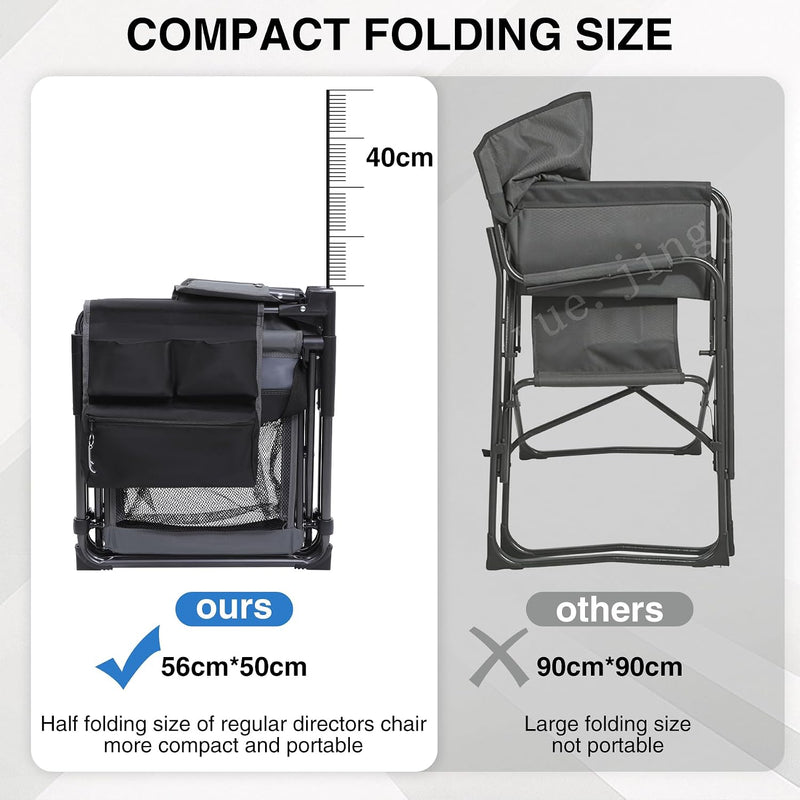 Oversized Folding Camping Chair (2 Pack)