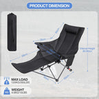 Oversized Folding Camping Chair (2 Pack)