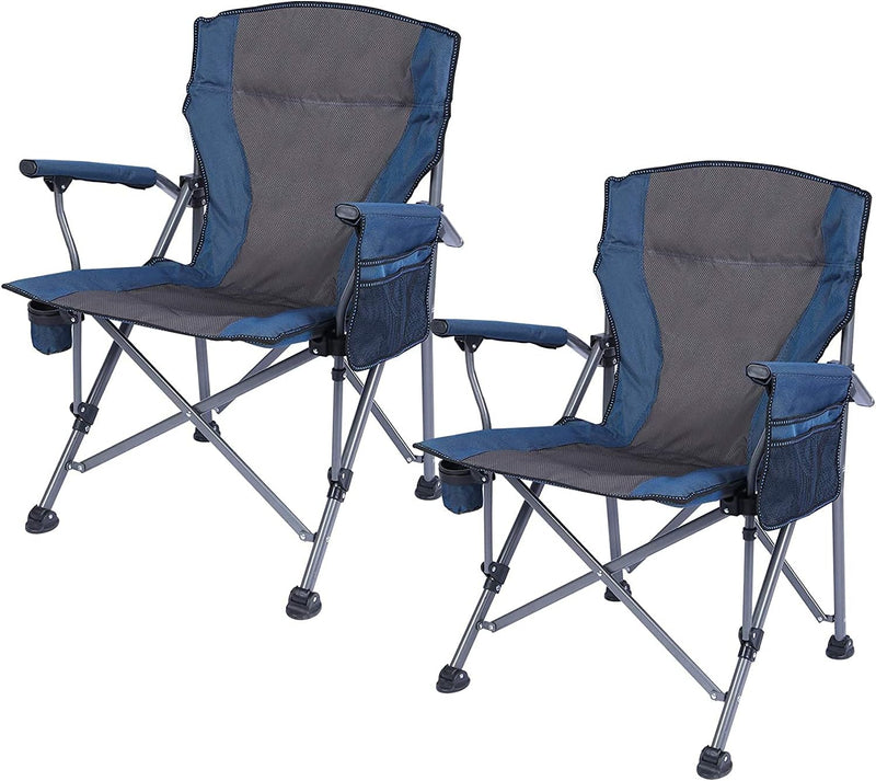 Oversized Folding Camping Chair (2 Pack)