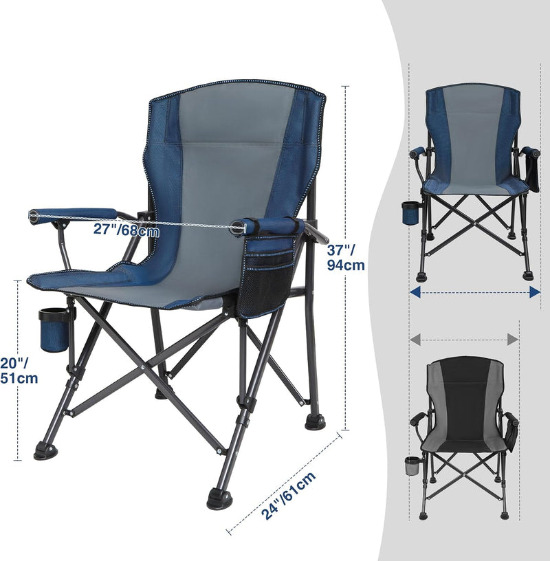 Oversized Folding Camping Chair (2 Pack)