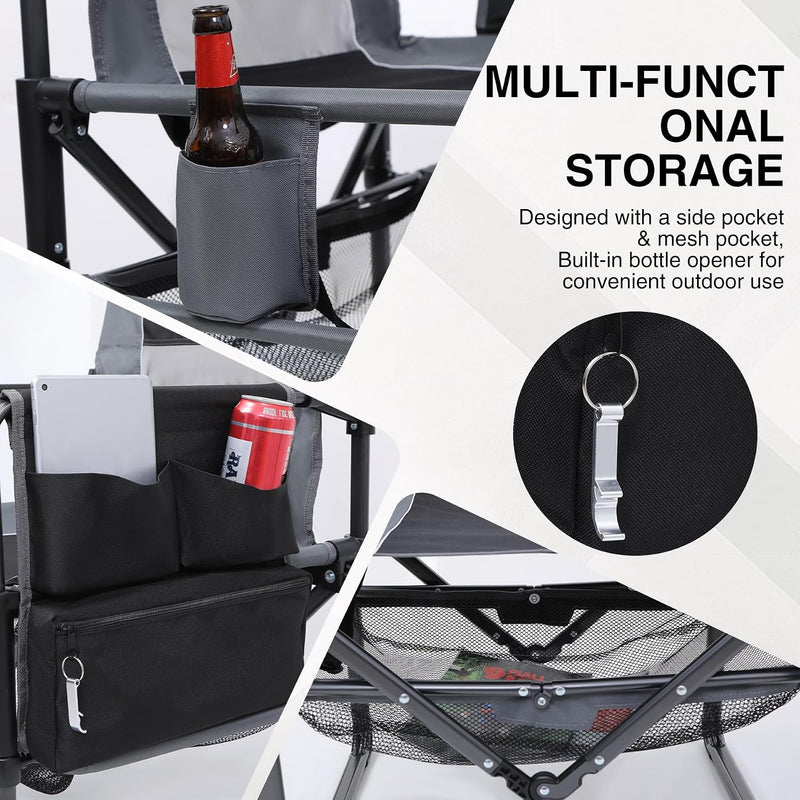 Oversized Folding Camping Chair (2 Pack)